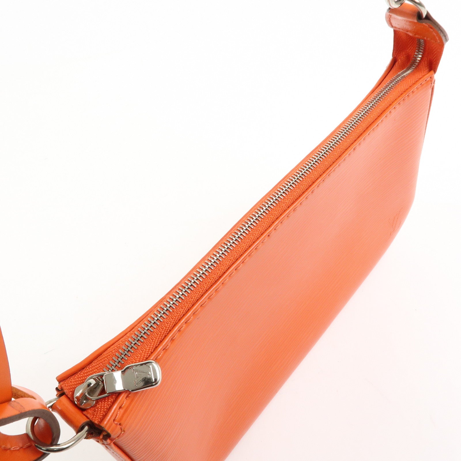 Louis Vuitton Epi Pochette Accessoires Pouch New Style Piment Orange M40778