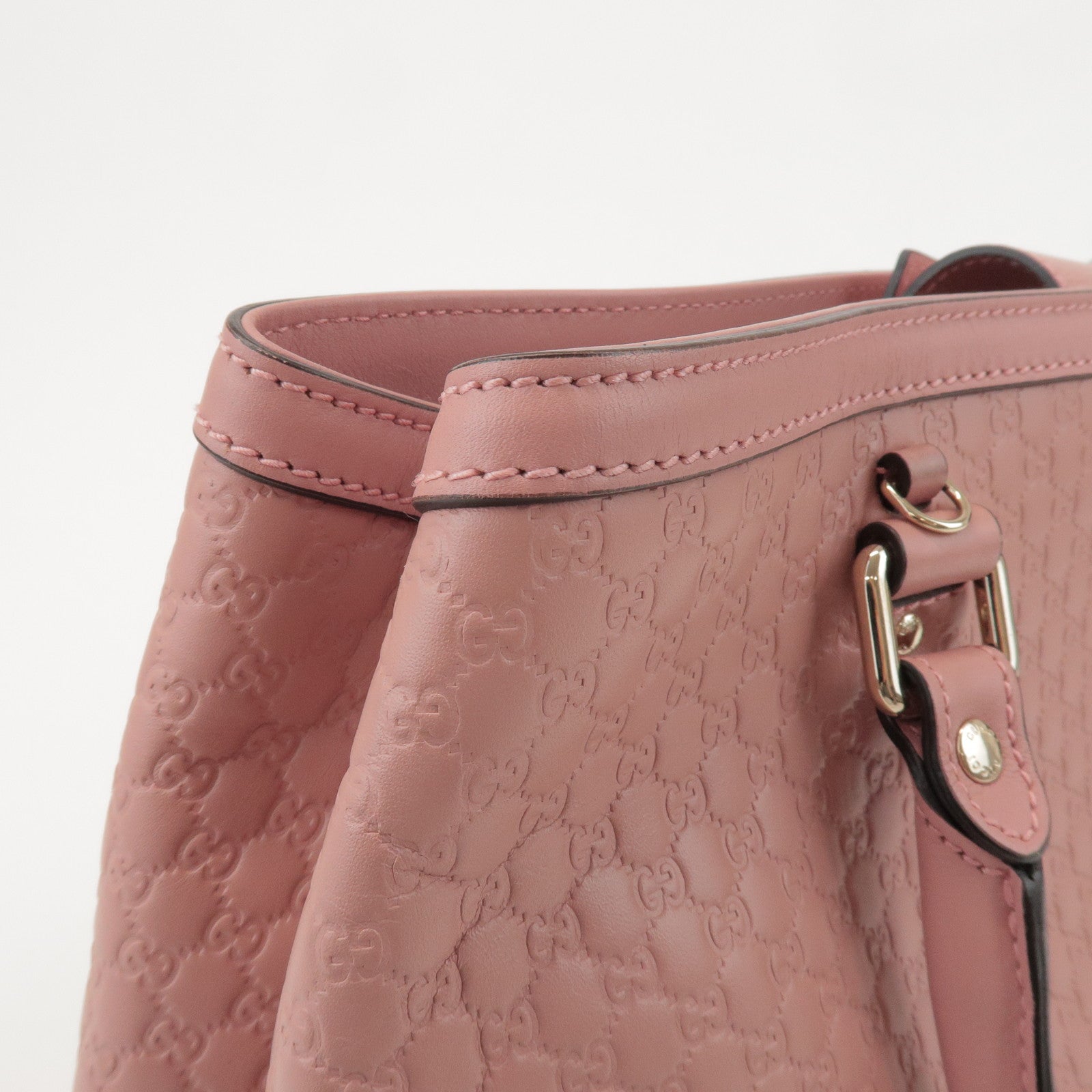 GUCCI Guccissima Leather 2Way Hand Bag Shoulder Bag Pink 510291