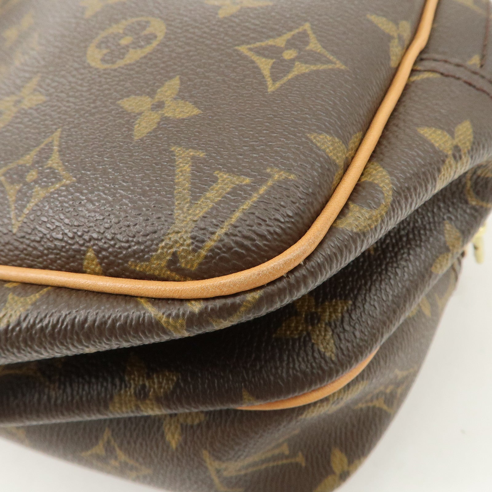 Louis Vuitton Monogram Reporter PM Shoulder Bag Brown M45254 Used