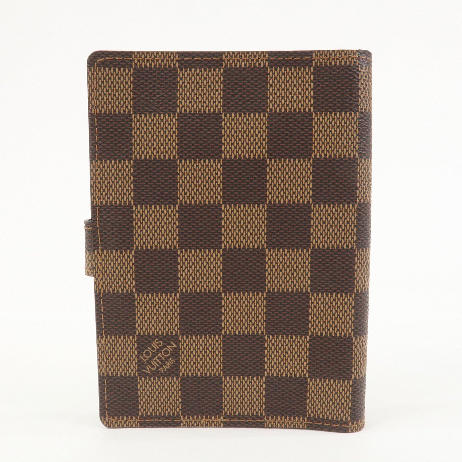 Louis Vuitton Damier Agenda PM Planner Cover Damier Ebene R20700