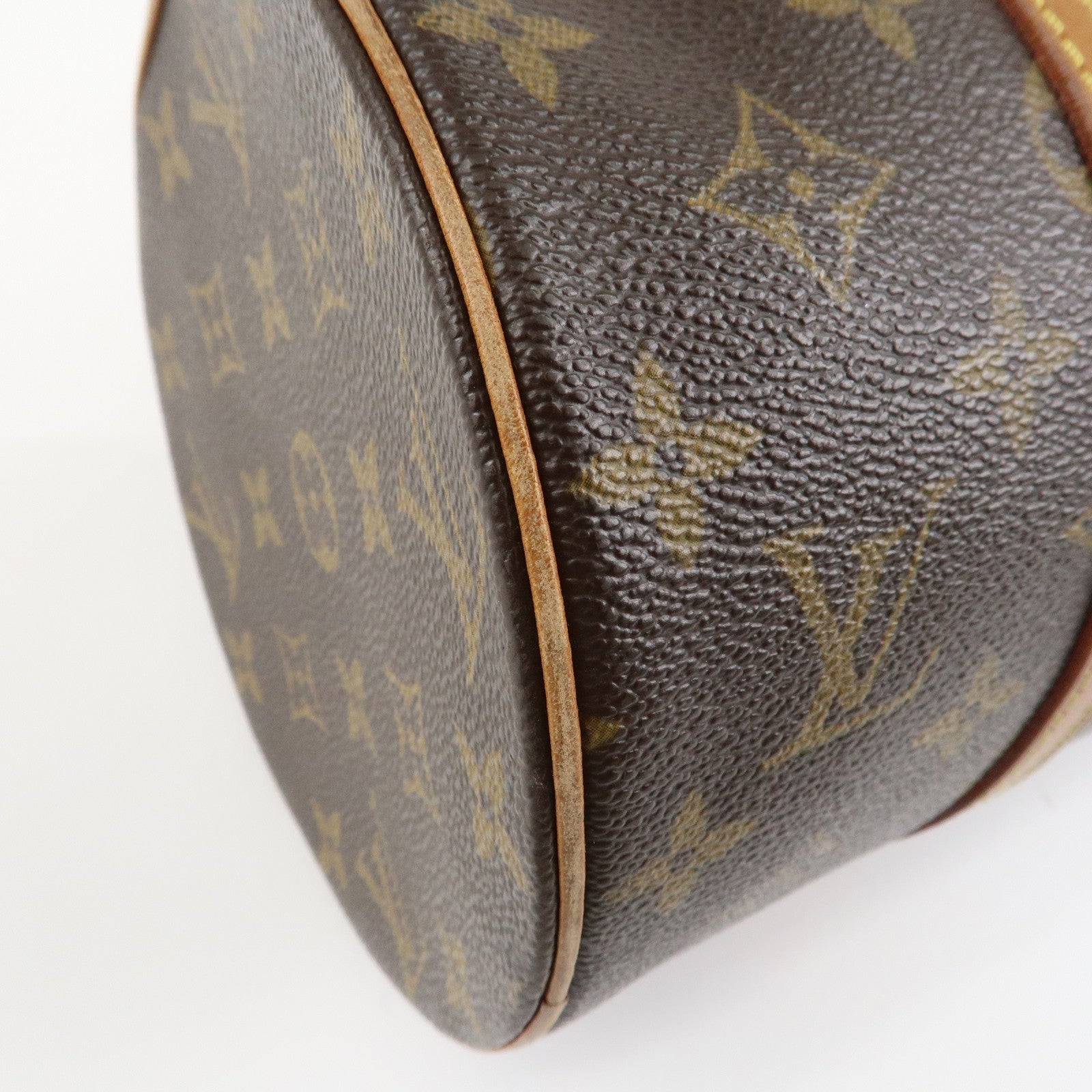 Louis Vuitton Monogram Papillon 30 Hand Bag Brown M51385 Used