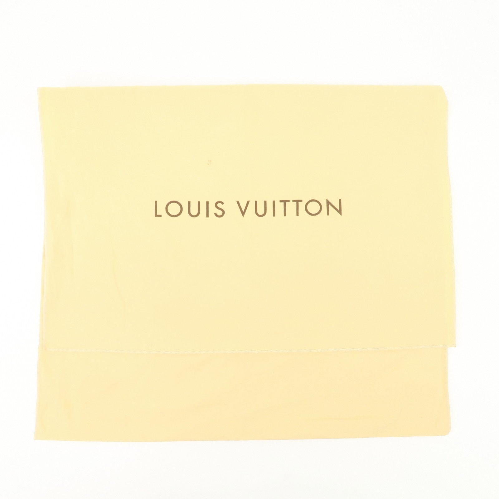 Louis Vuitton Set Of 10 Dust Bag Storage Bag Flap Style Beige