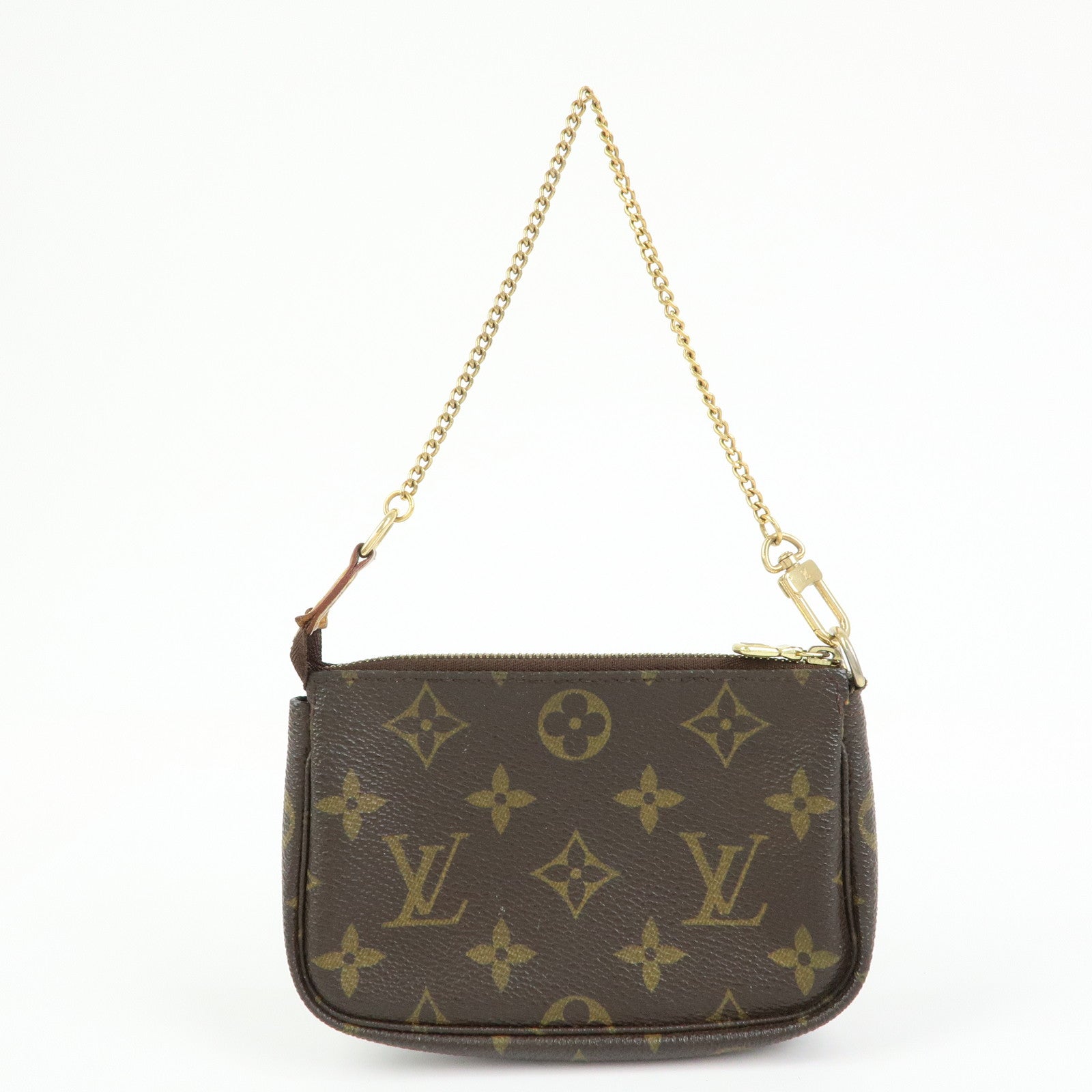 Louis Vuitton Monogram Mini Pochette Accessoires Hand Bag M58009