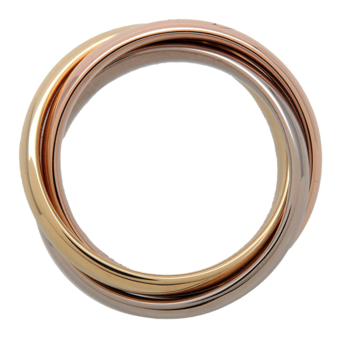 Cartier Trinity Ring MM K18 750YG/WG/PG Gold #49 US5 EU49 HK11
