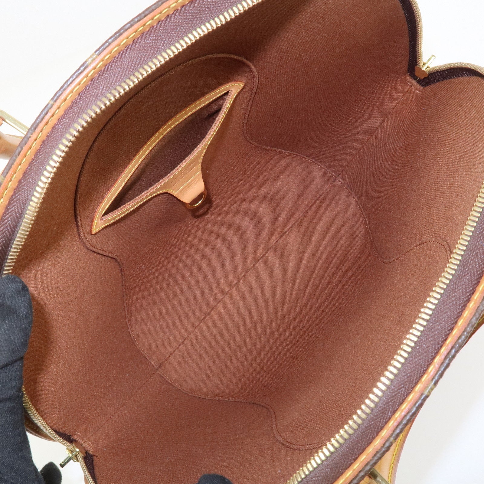 Louis Vuitton Monogram Ellipse MM Hand Bag Brown M51126