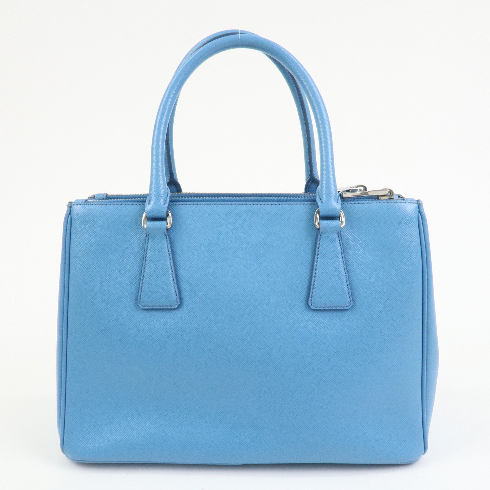 PRADA Traingle Logo Galleria 2Way Shoulder Bag Hand Bag 1BA863