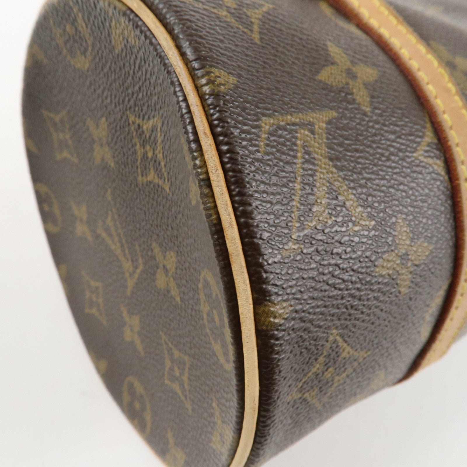 Louis Vuitton Monogram Papillon 26 Hand Bag Shoulder Bag Brown M51386 Used