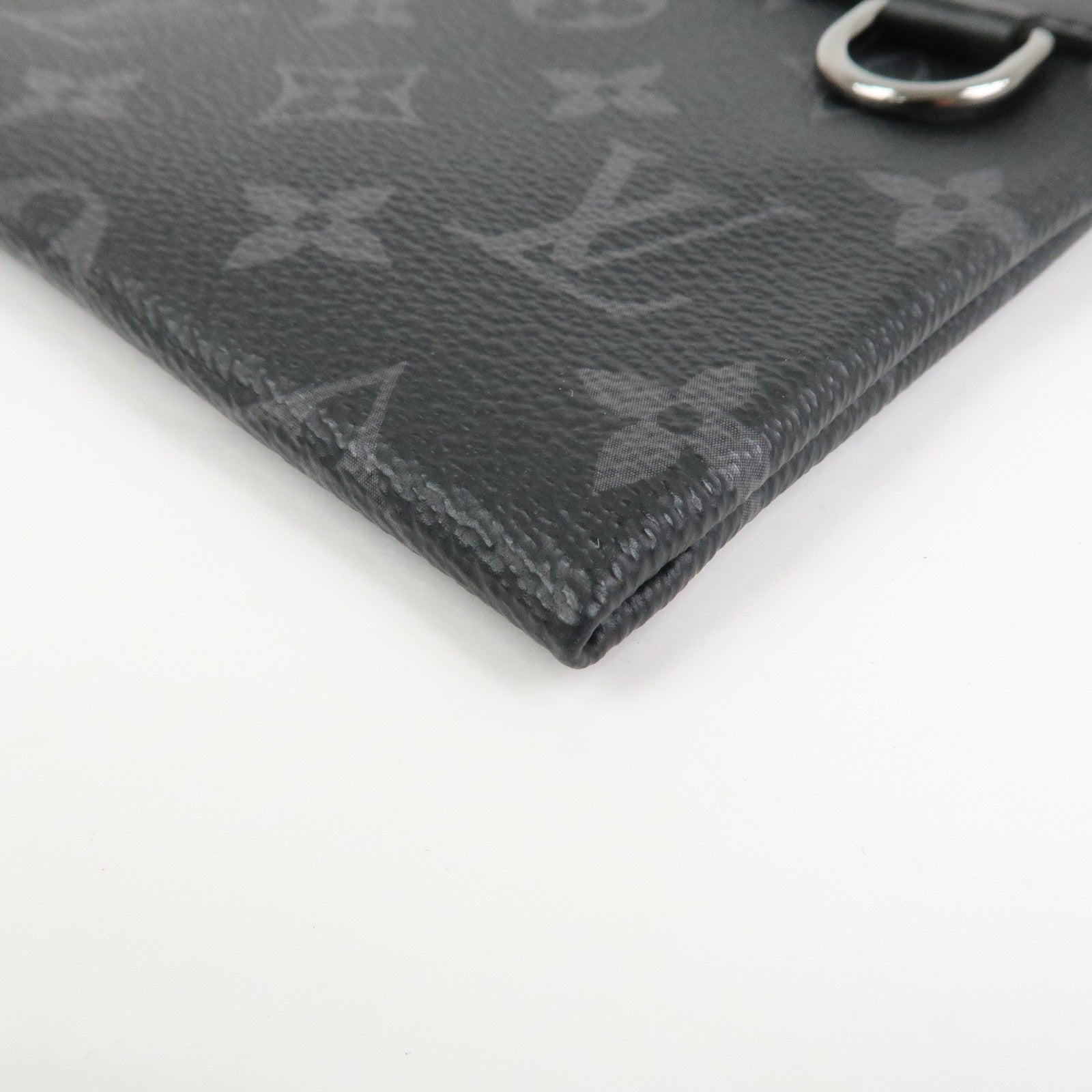 Louis Vuitton Monogram Eclips Pochette Discovery PM Pouch M44323