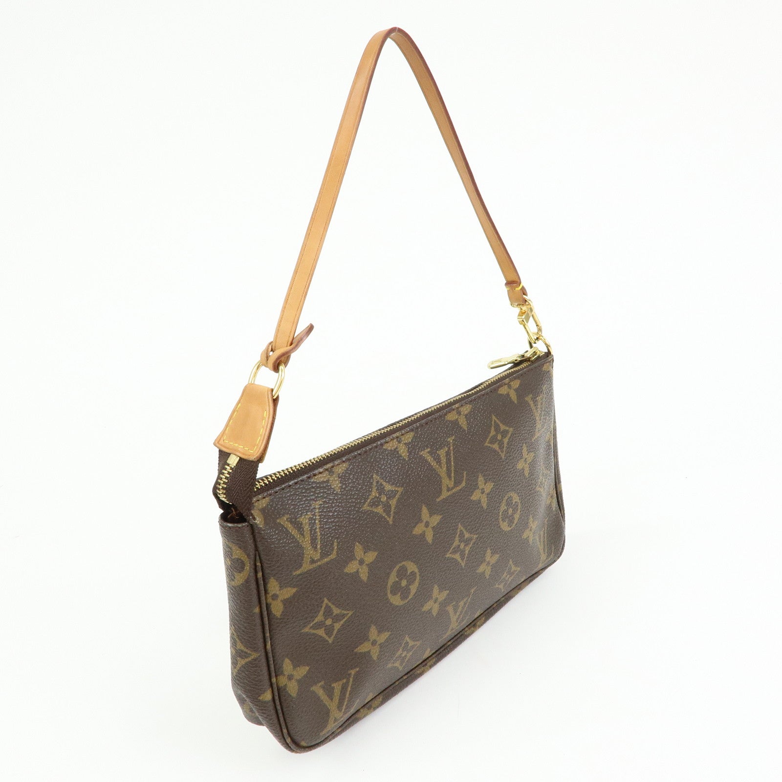 Louis Vuitton Monogram Pochette Accessoires Pouch Hand Bag M51980