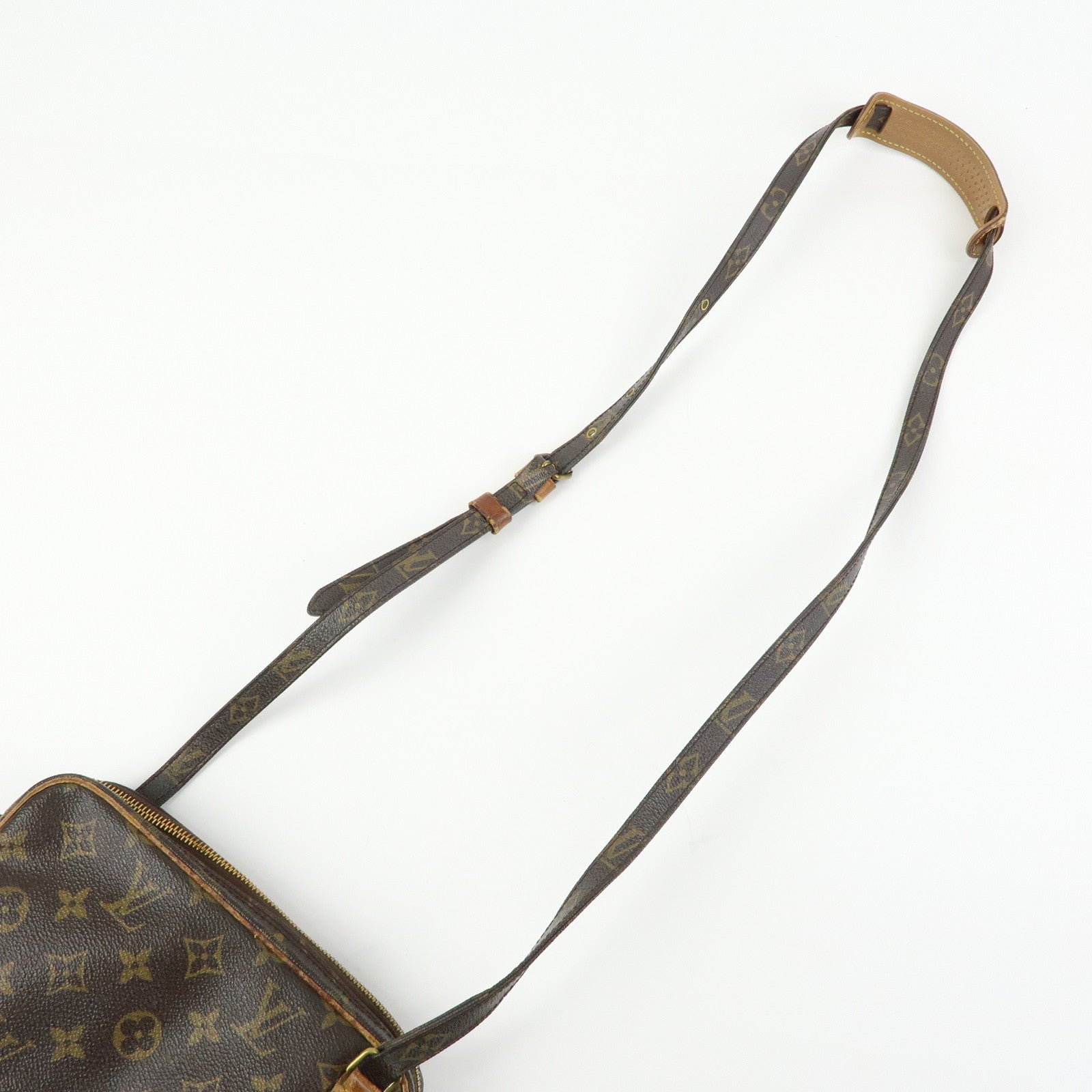 Louis Vuitton Monogram Pochette Marly Bandouliere Bag Brown M51828
