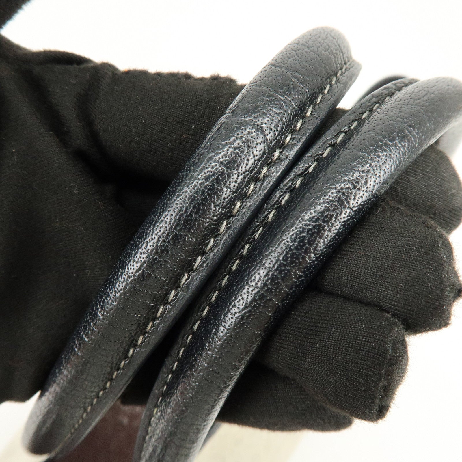 HERMES Toile H Garden Party PM Tote Bag Christmas Limited Black