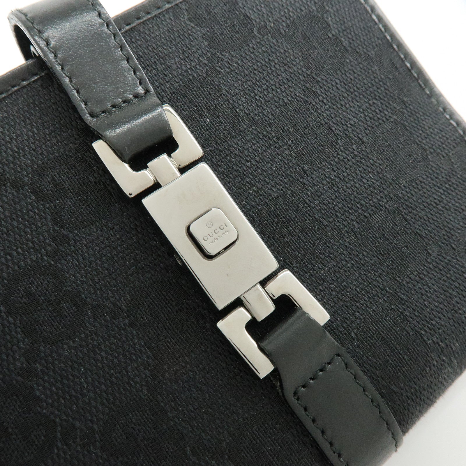 GUCCI Jackie GG Canvas Leather Agenda Planner Cover 29966.1147