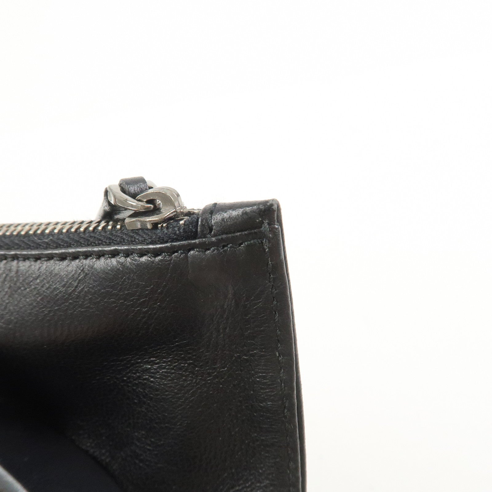 GUCCI Leather Waist Pouch Body Bag Black 037.1312