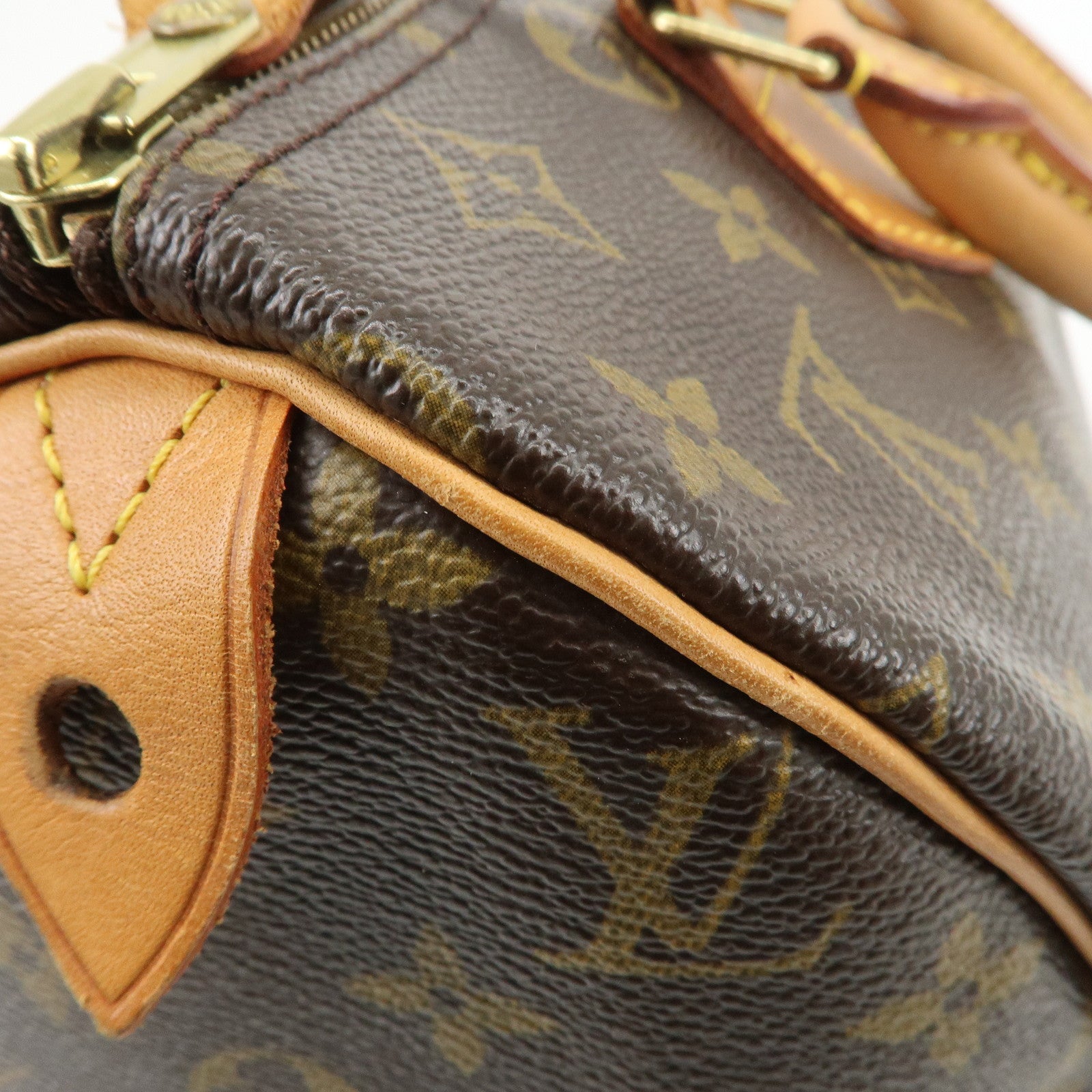 Louis Vuitton Monogram Speedy 30 Boston Bag Hand Bag Brown M41526