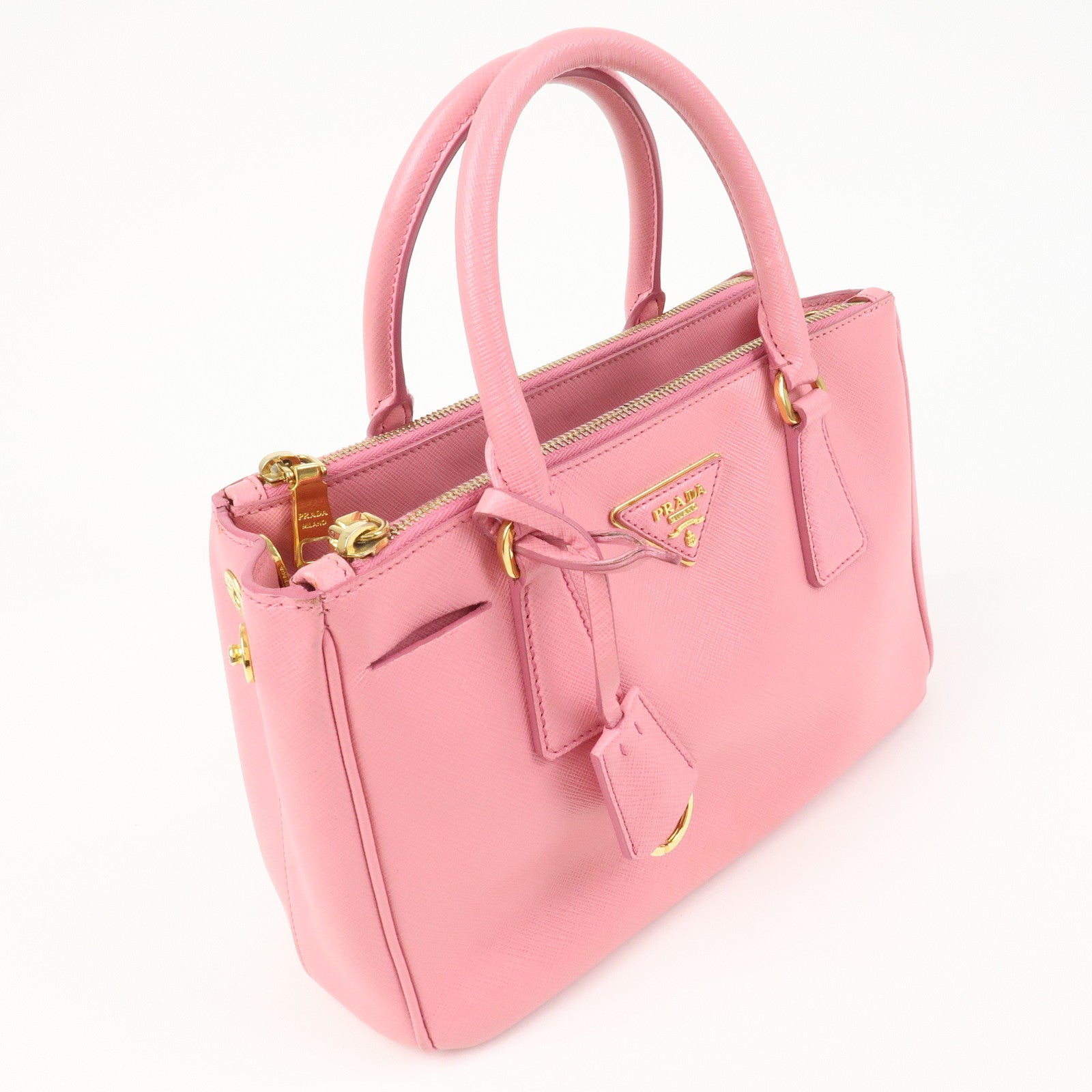 PRADA Galleria Saffiano Leather 2 Way Bag Hand Shoulder Bag 1BA896