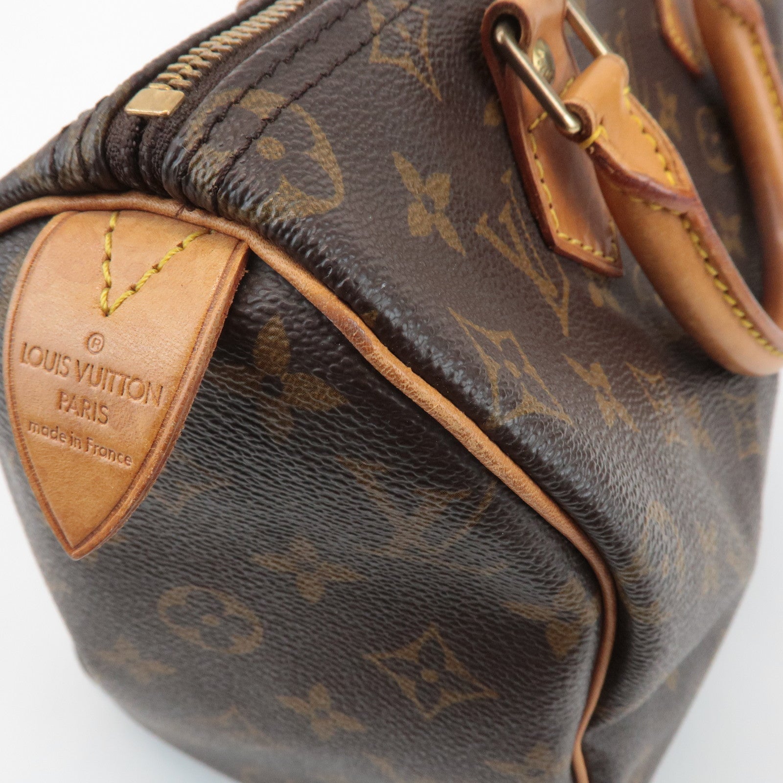 Louis Vuitton Monogram Speedy 25 Hand Bag Boston Bag M41528