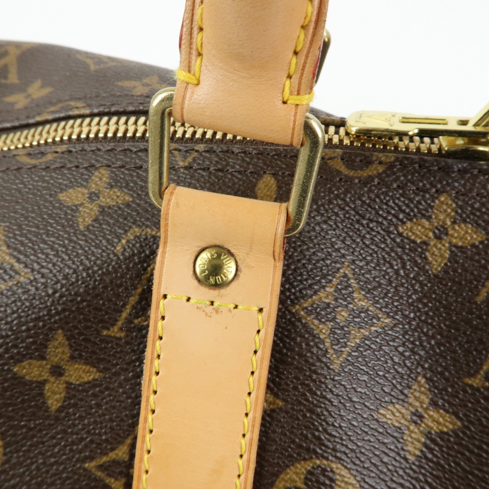 Louis Vuitton Monogram Keep All Bandouliere 55 Boston Bag M41414