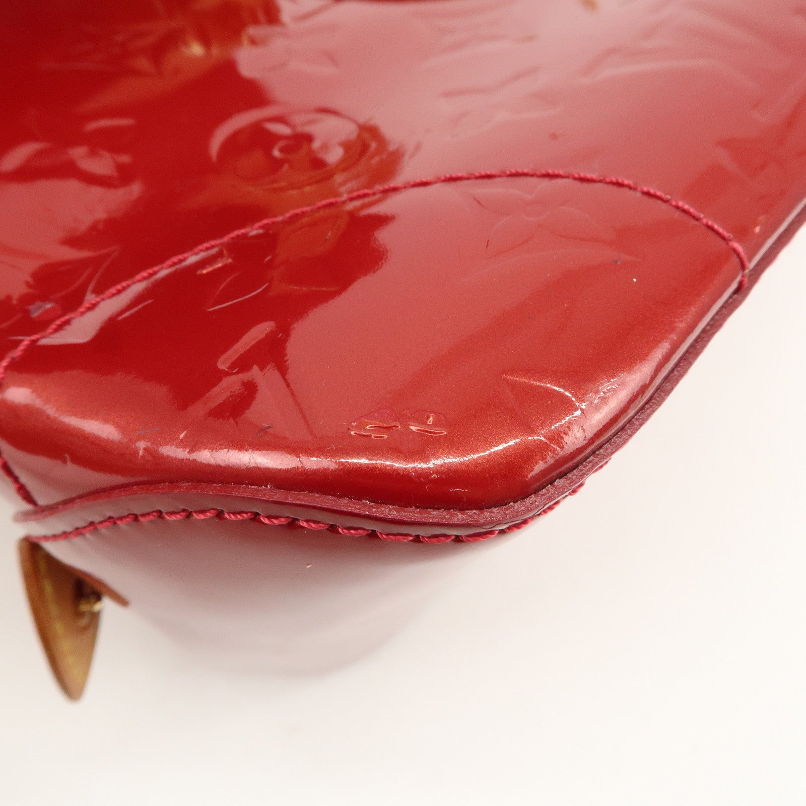 Louis Vuitton Vernis Rosewood Avenue Hand Bag Pomme D'Amour M93507