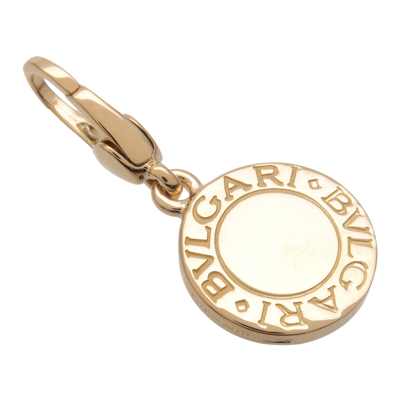 BVLGARI Bvlgari Bvlgari Onyx Pendant Top Charm K18 Yellow Gold Used