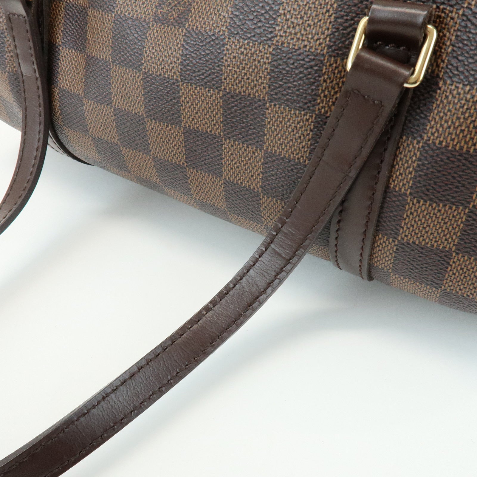 Louis Vuitton Damier Ebene Papillon 30 Hand Bag Brown N51303