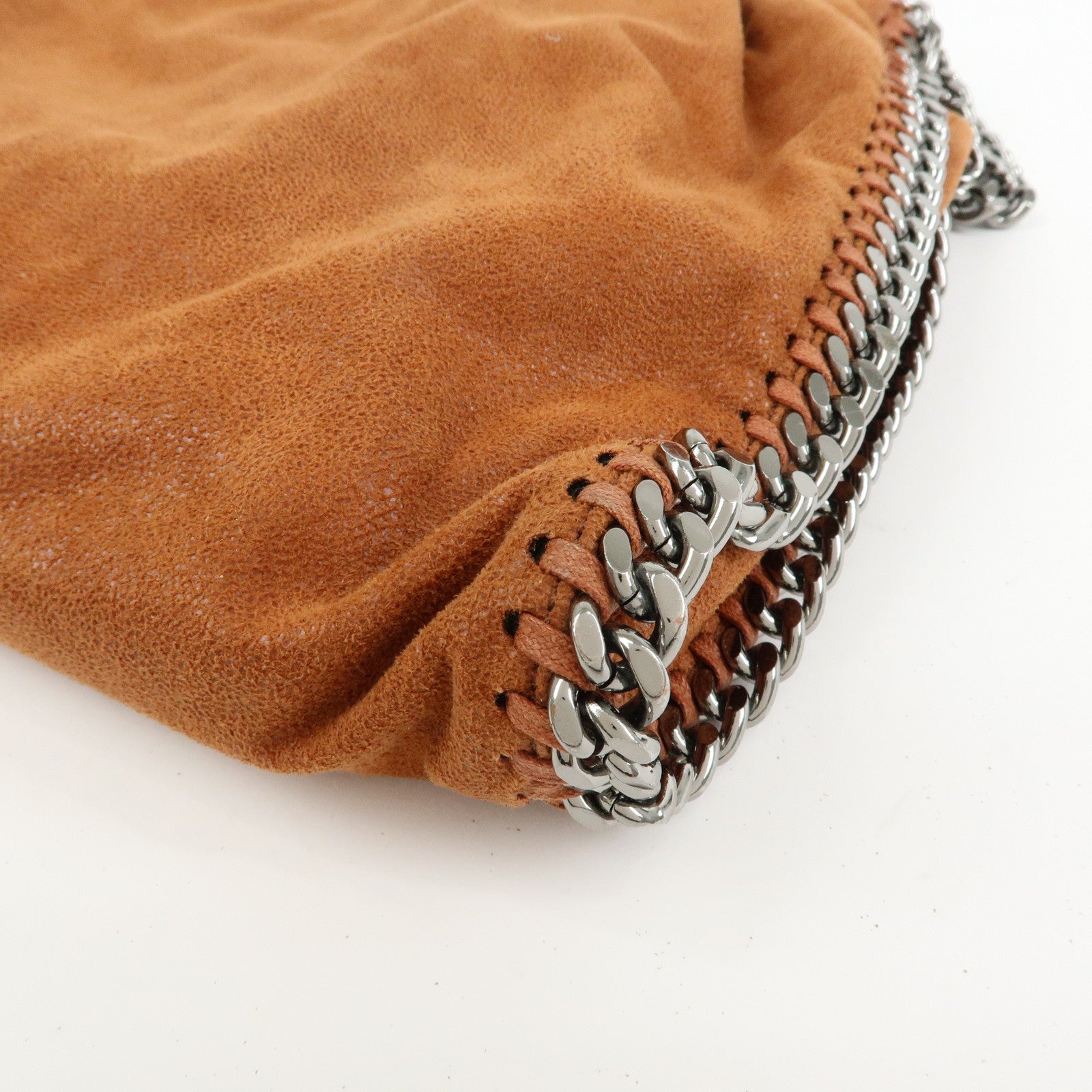 STELLA MCCARTNEY Falabella Polyester 2Way Bag Hand Bag Brown