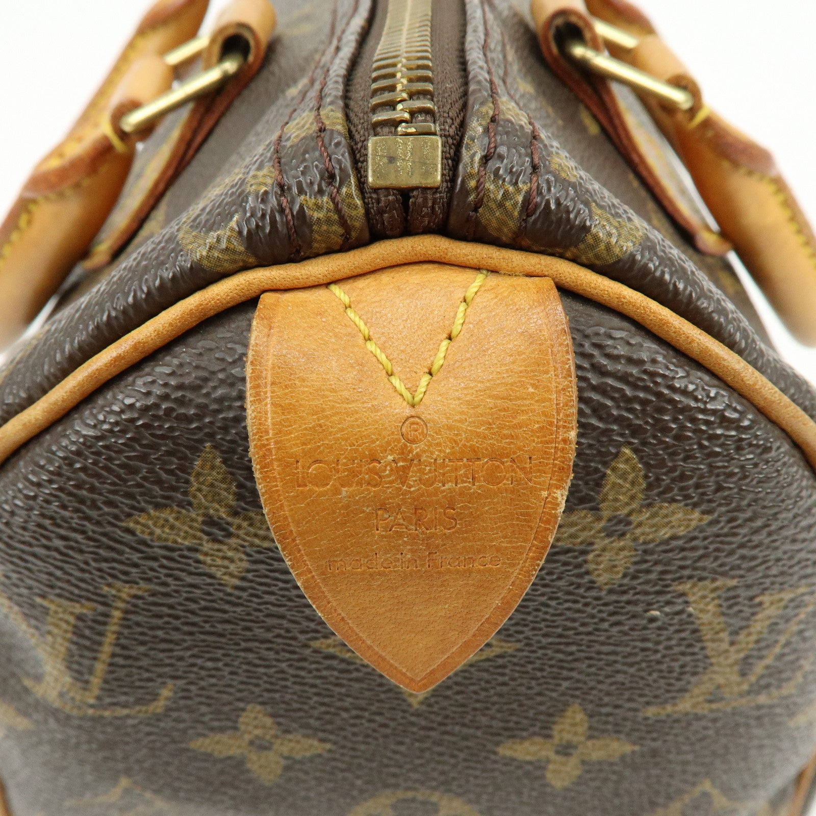 Louis Vuitton Monogram Speedy 25 Boston Bag Hand Bag Brown M41528