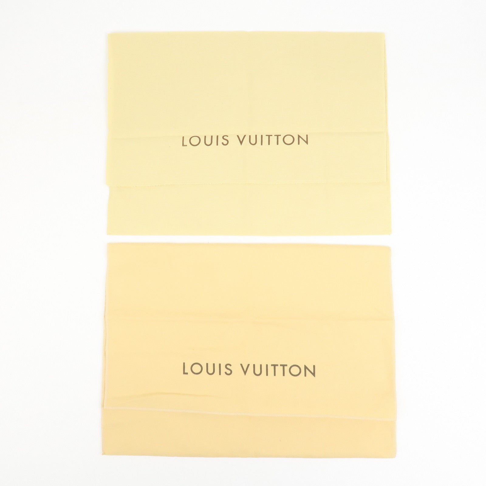 Louis Vuitton Set Of 15 Dust Bag Storage Bag Flap Style Beige