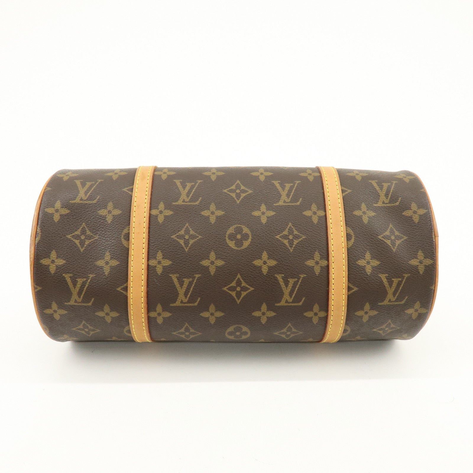 Louis Vuitton Monogram Papillon 30 Hand Bag Brown M51385