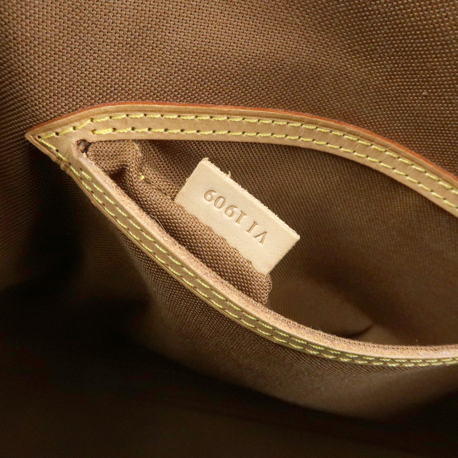 Louis Vuitton Monogram Alma Hand Bag Brown M51130