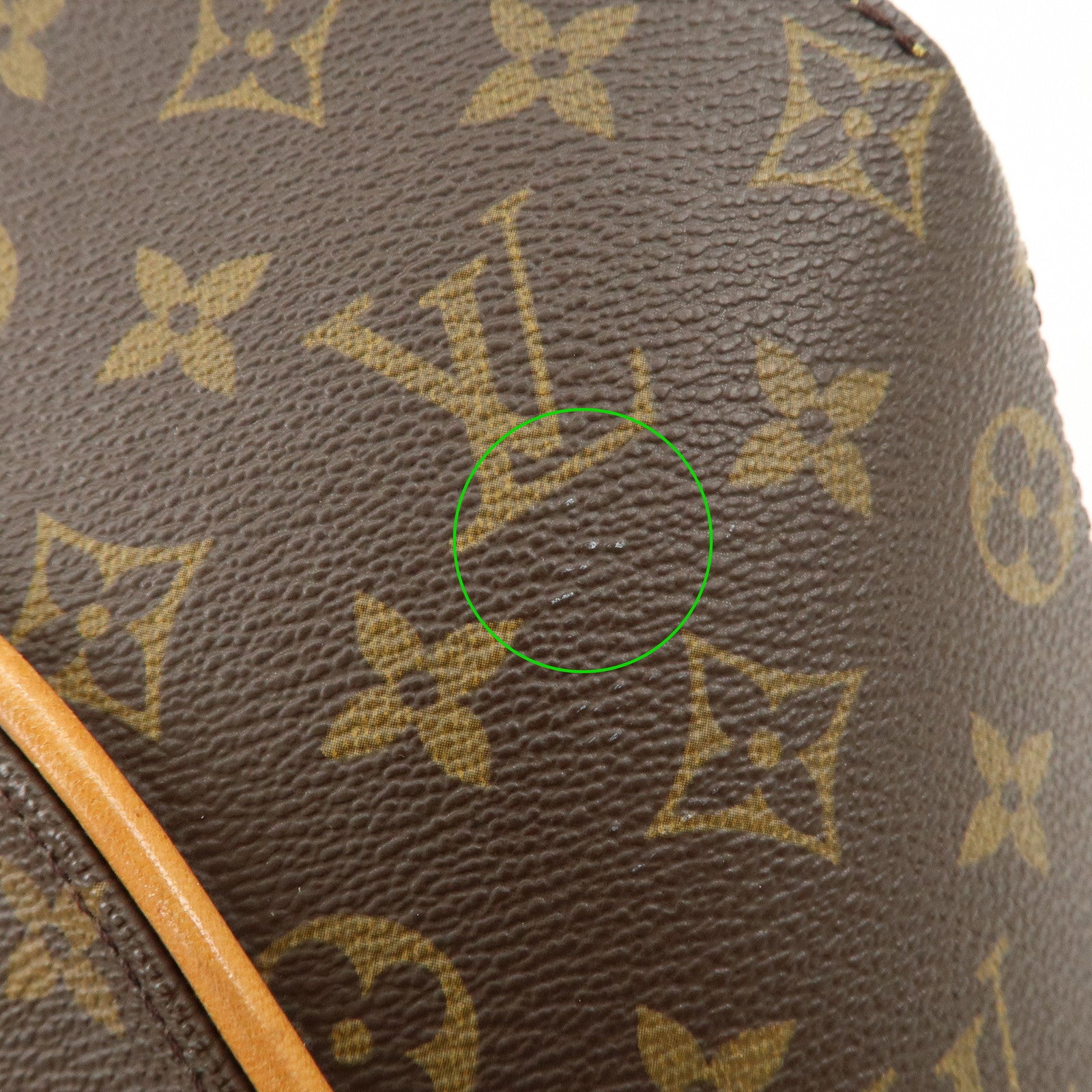 Louis Vuitton Monogram Ellipse PM Hand Bag Brown M51127 Used