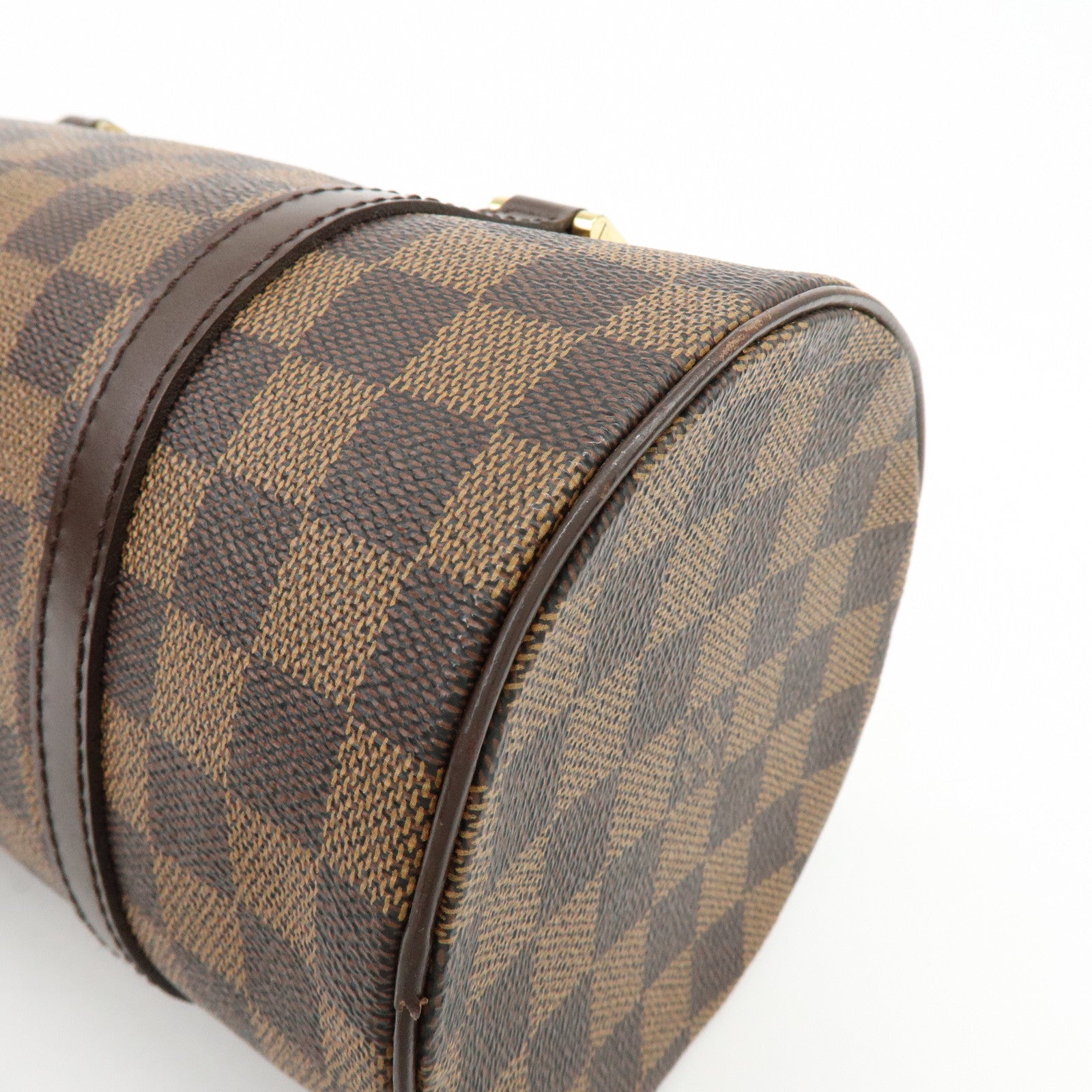 Louis Vuitton Damier Ebene Papillon 26 Hand Bag Brown N51304