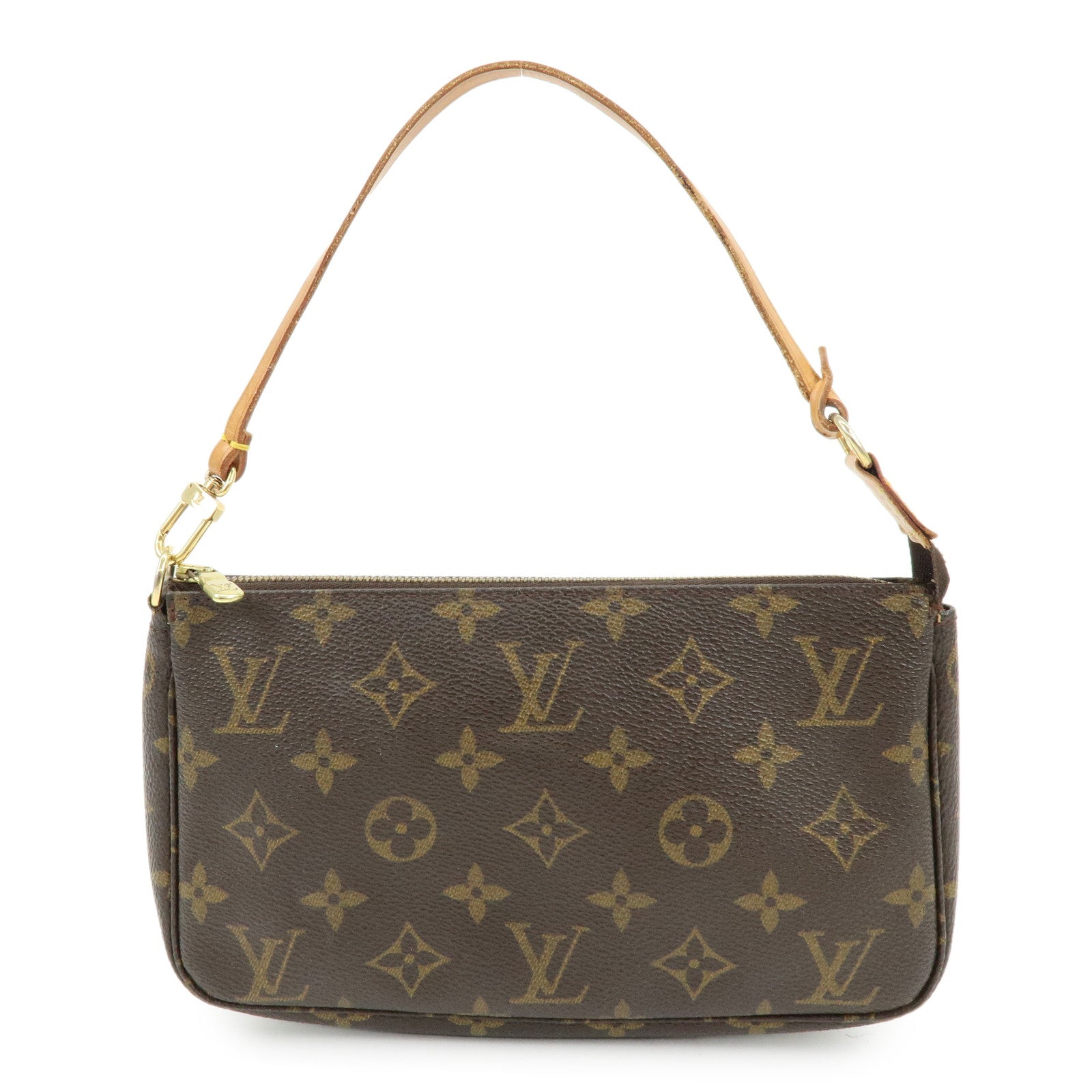 Louis Vuitton Monogram Pochette Accessoires Pouch Hand Bag M51980
