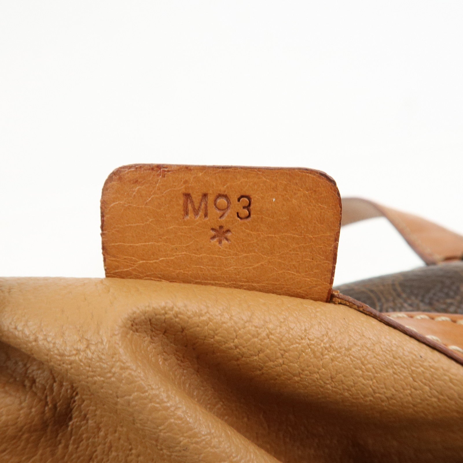 CELINE Macadam PVC Leather Hand Bag Shoulder Bag Brown