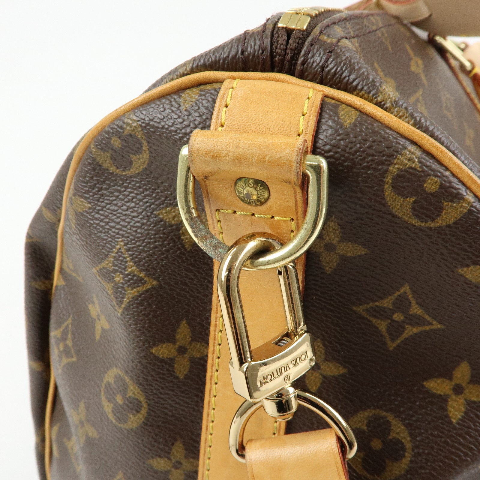 Louis Vuitton Monogram Keep All Bandouliere 50 Boston Bag M41416