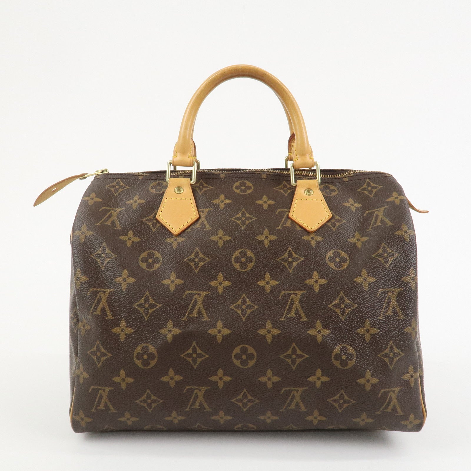 Louis Vuitton Monogram Speedy 30 Boston Bag Hand Bag Brown M41526