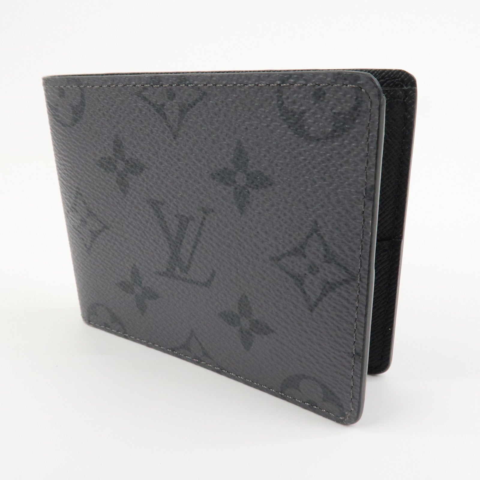 Louis Vuitton Monogram Eclips Portefeuille Slender Wallet M80906