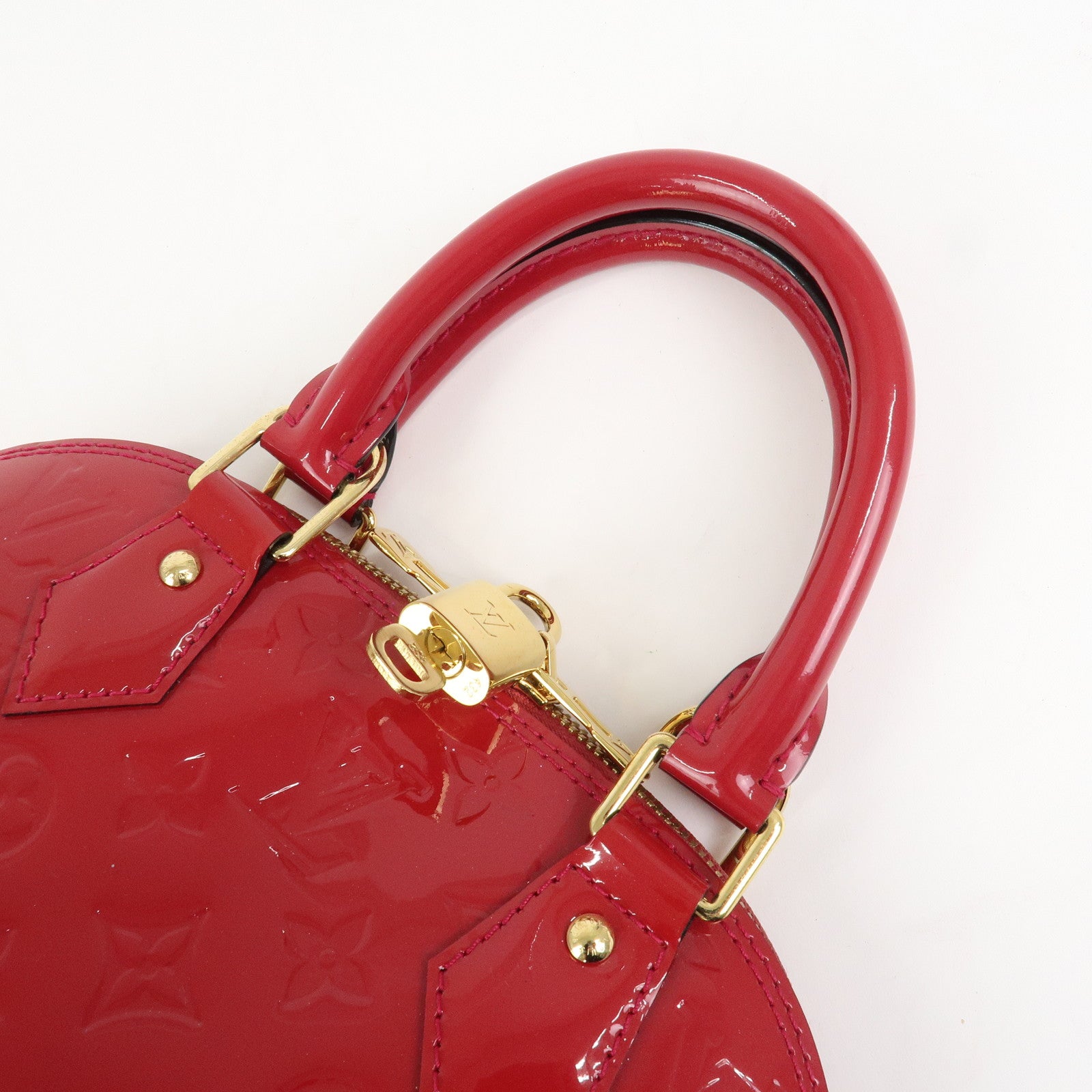 Louis Vuitton Monogram Vernis Alma BB 2Way Bag Hand Bag M91771