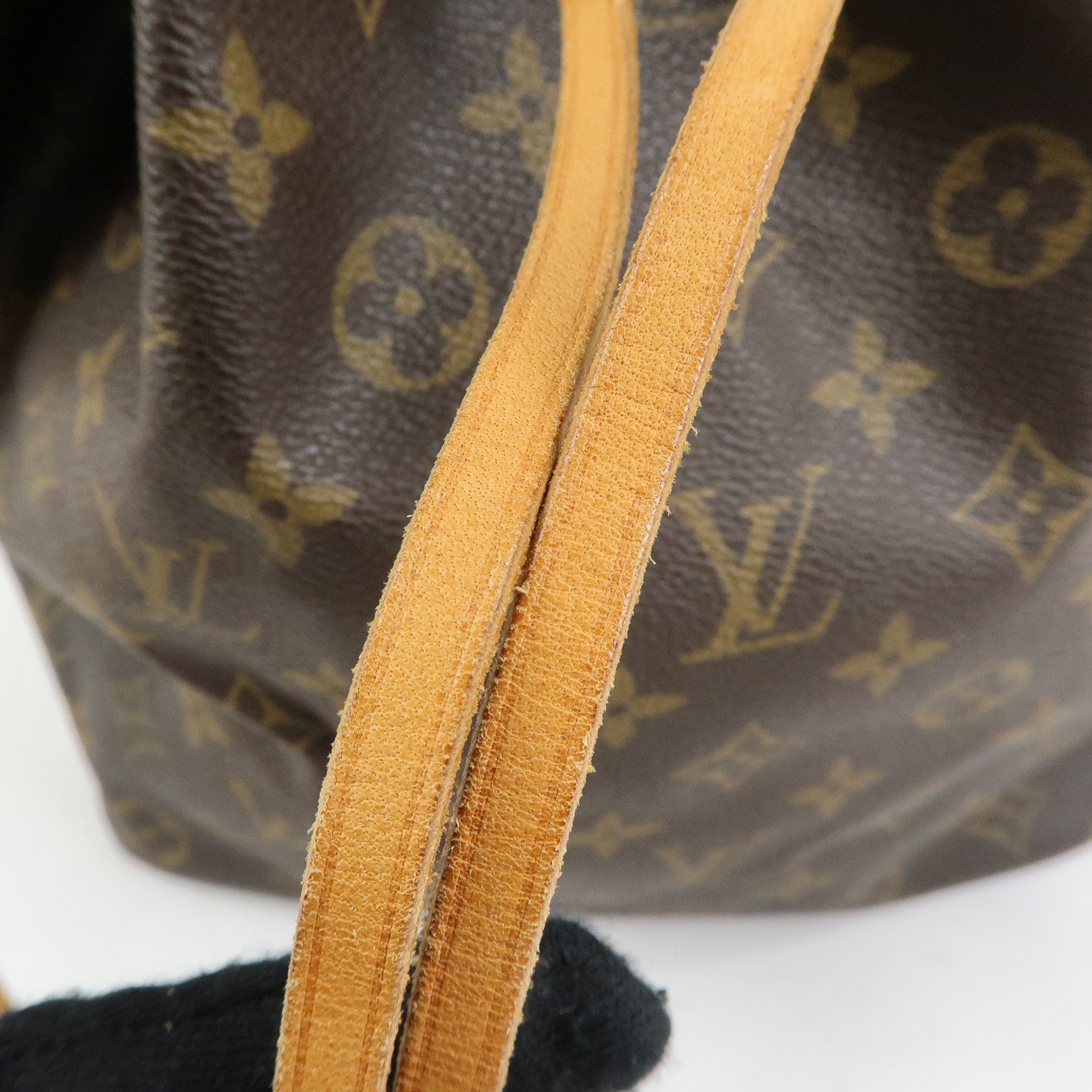 Louis Vuitton Monogram Petit Noe Shoulder Bag Brown M42226