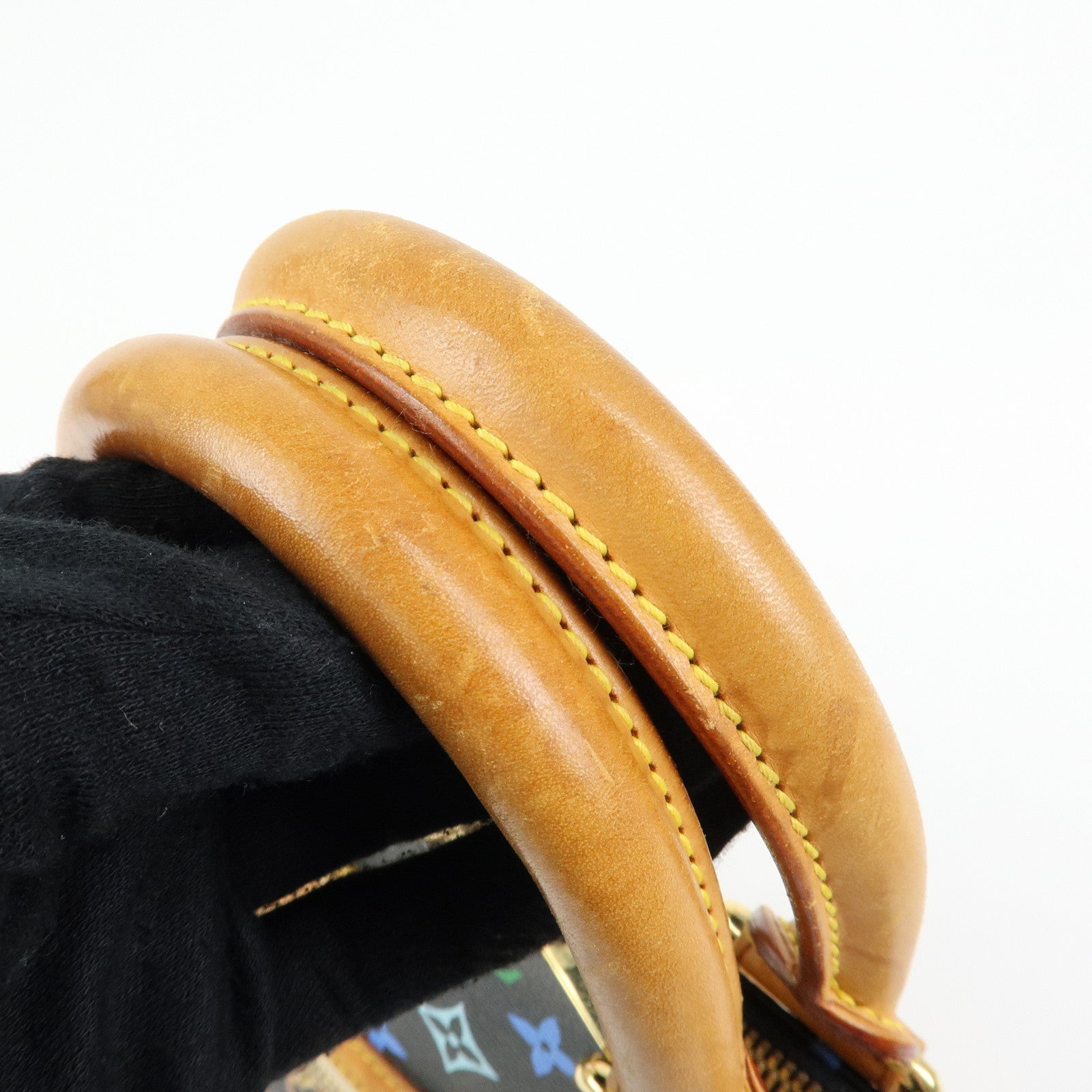 Louis Vuitton Monogram Multicolor Alma PM Hand Bag Noir M40444