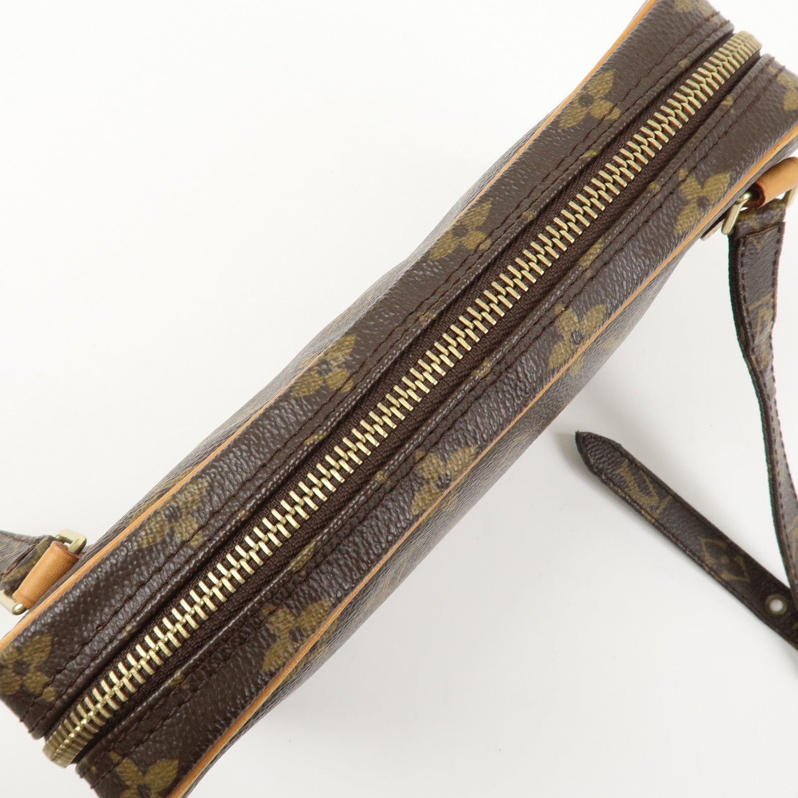 Louis Vuitton Monogram Pochette Marly Bandouliere Bag Brown M51828