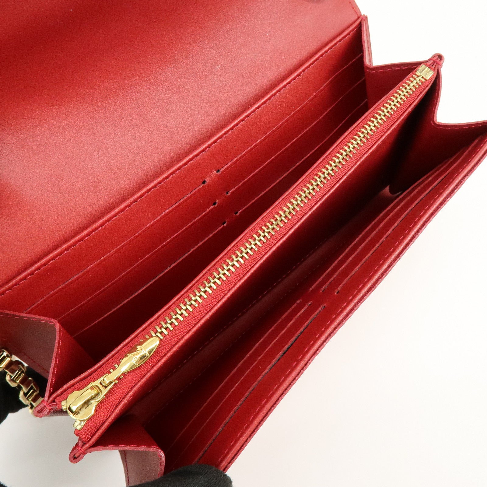 Louis Vuitton Monogram Vernis Portefeuille Sarah Chain Bag M90206