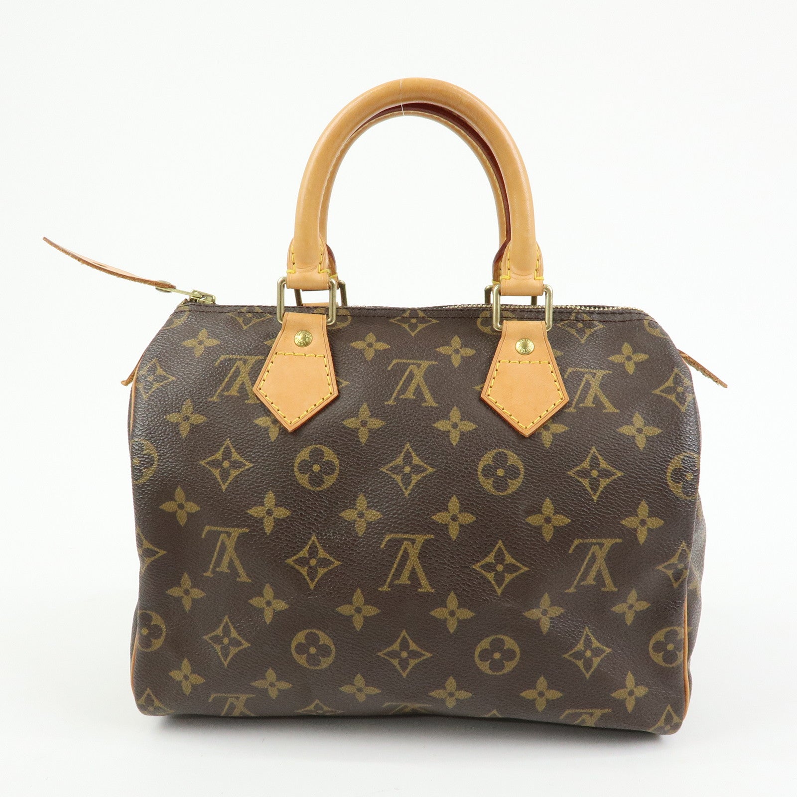 Louis Vuitton Monogram Speedy 25 Boston Bag Hand Bag Brown M41528