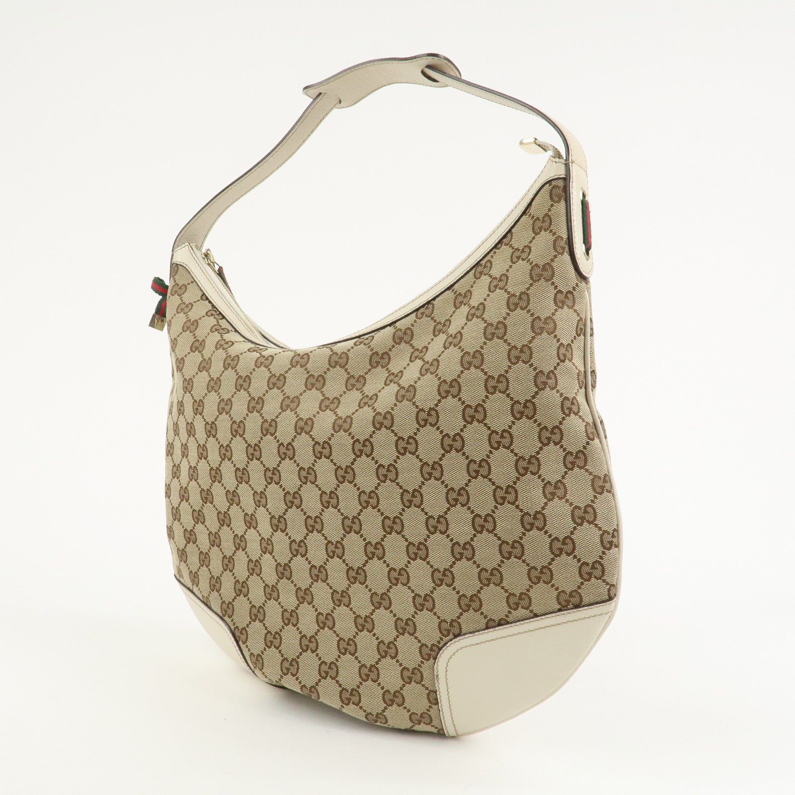 GUCCI Princy Sherry Leather Shoulder Bag Hand Bag Brown 162882