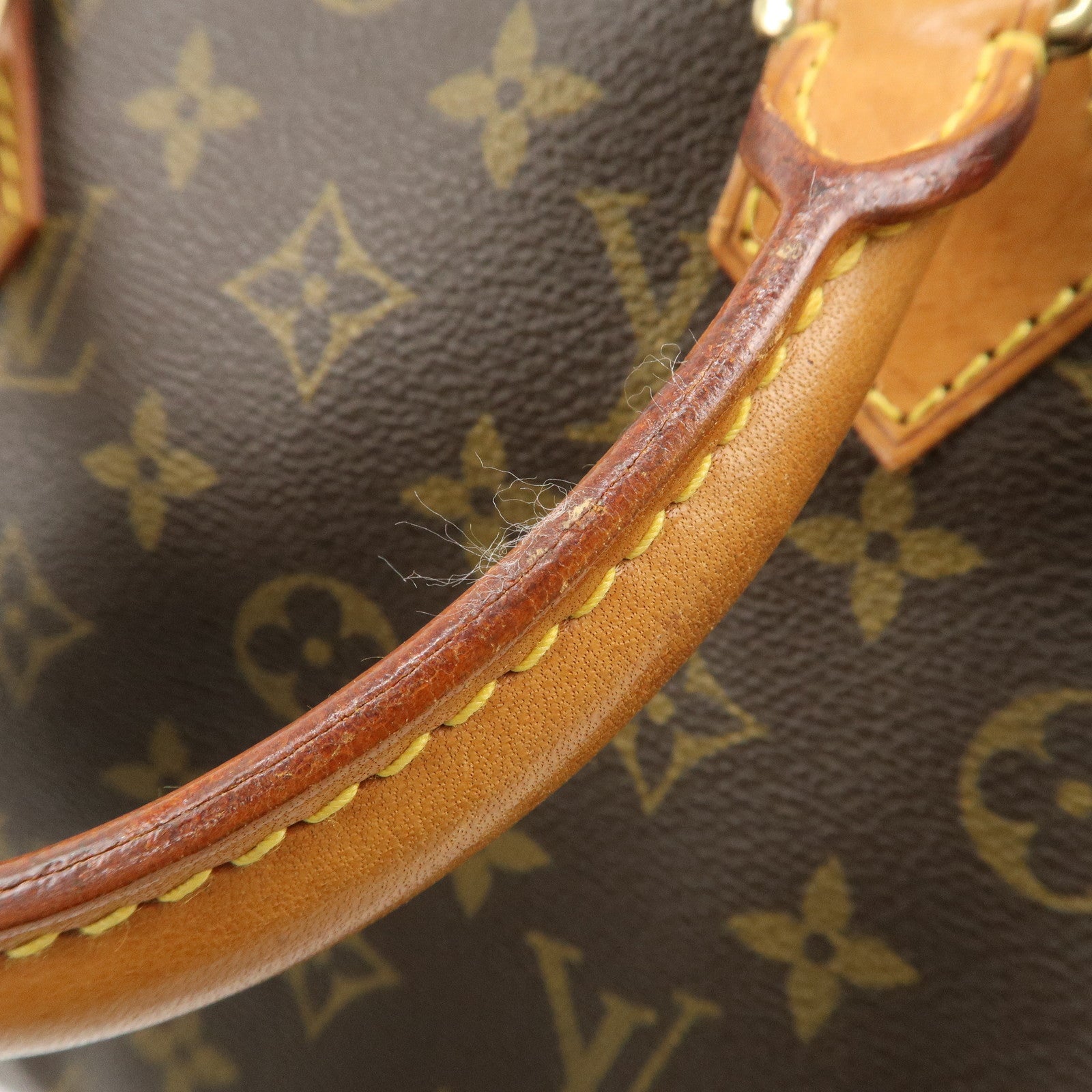 Louis Vuitton Monogram Speedy 30 Hand Bag Boston Bag Brown M41526 Used