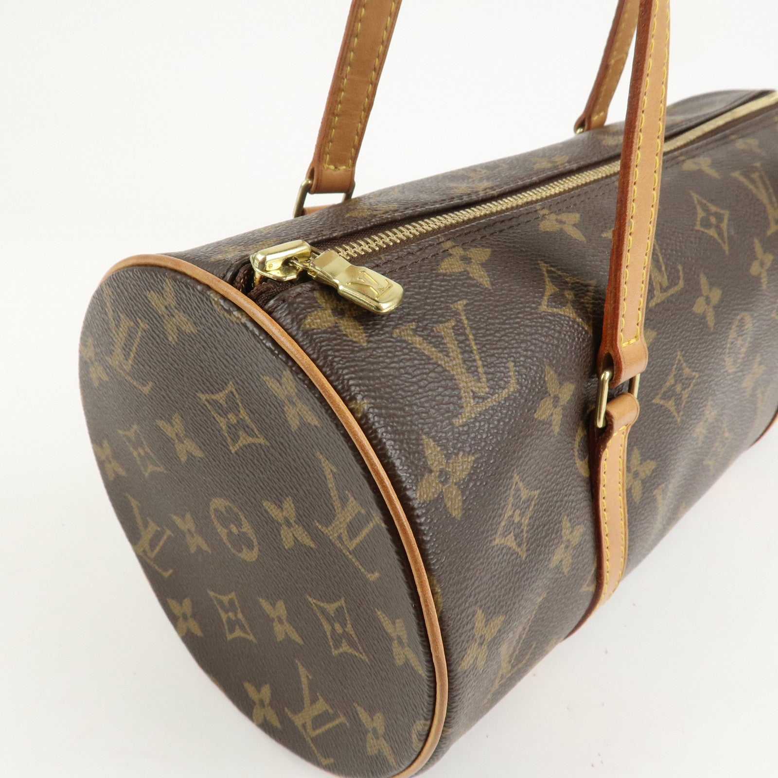 Louis Vuitton Monogram Papillon 30 Hand Bag New Style M51385 Used