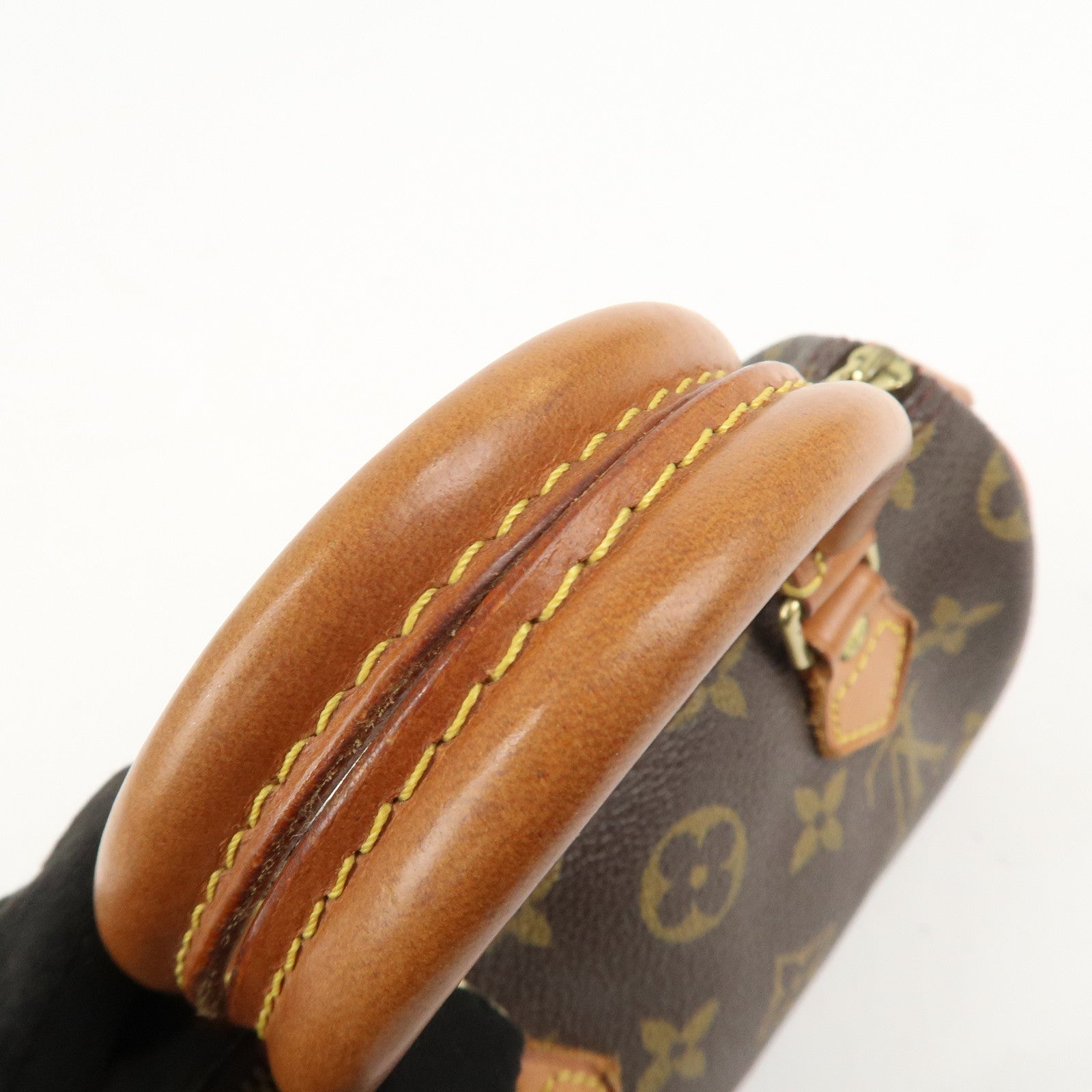 Louis Vuitton Monogram Mini Speedy Hand Bag Brown M41534