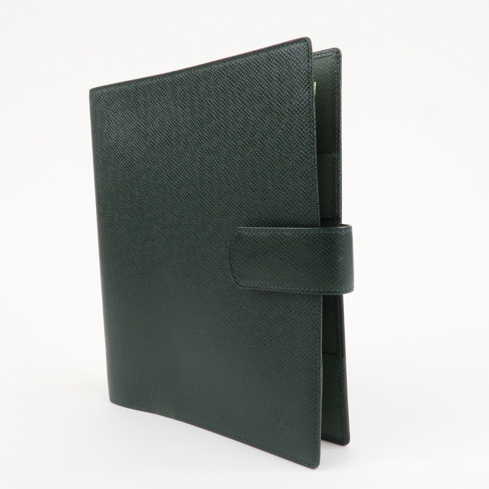 Louis Vuitton Taiga Leather Agenda GM Planner Cover Epicea R20404 Used