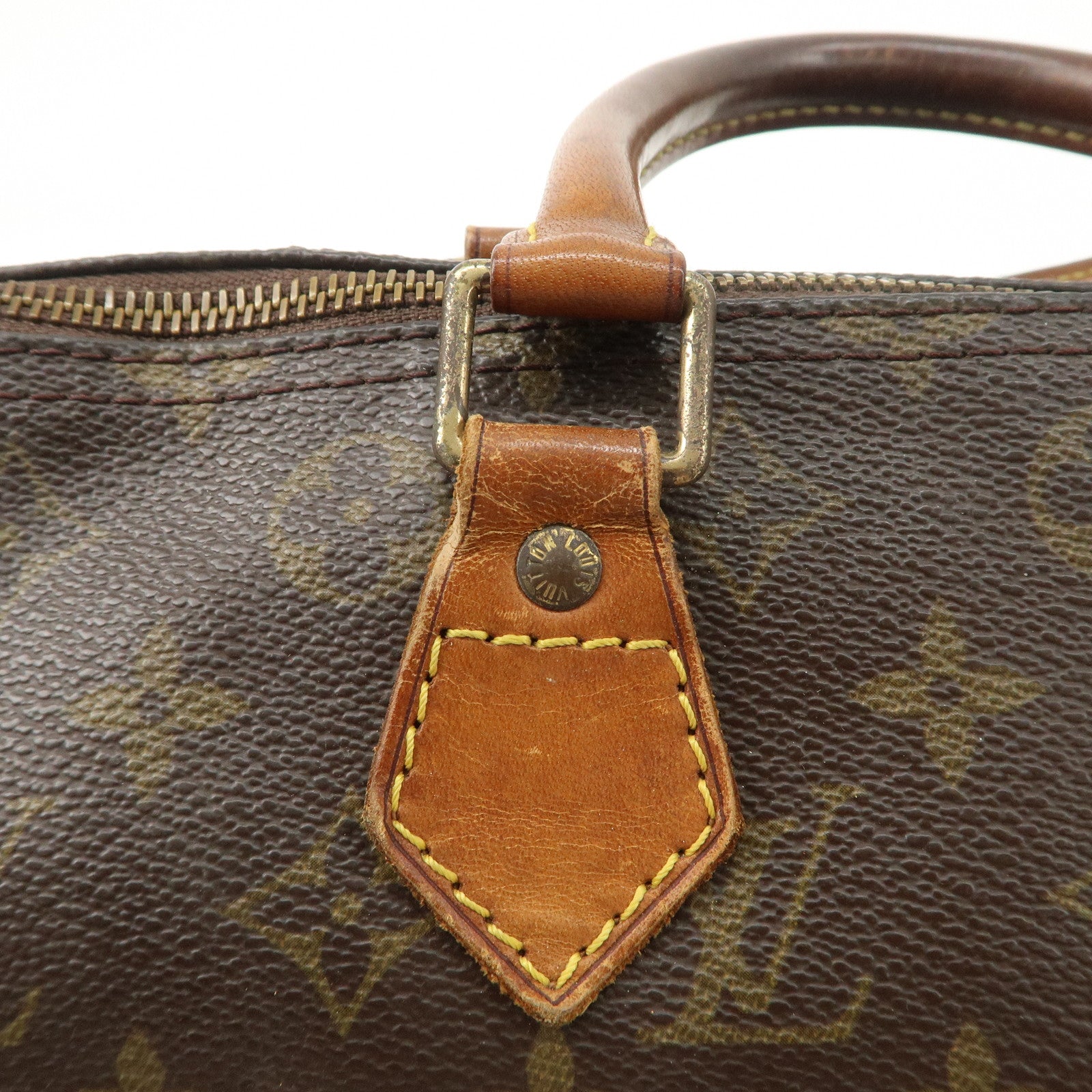 Louis Vuitton Monogram Speedy 30 Hand Bag Boston Bag M41526 Used
