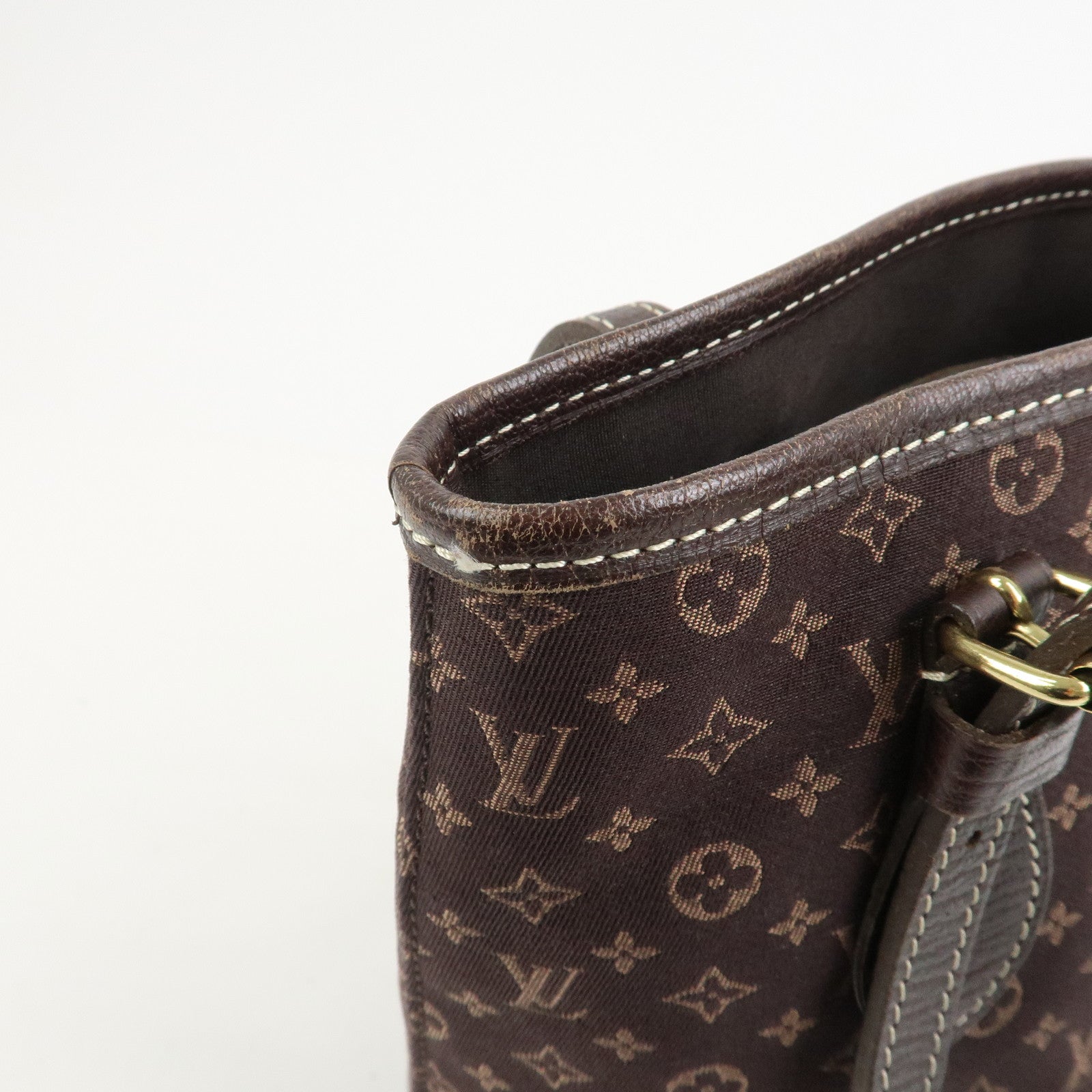 Louis Vuitton Monogram Idylle Mini Lin Bucket PM Hand Bag M95226