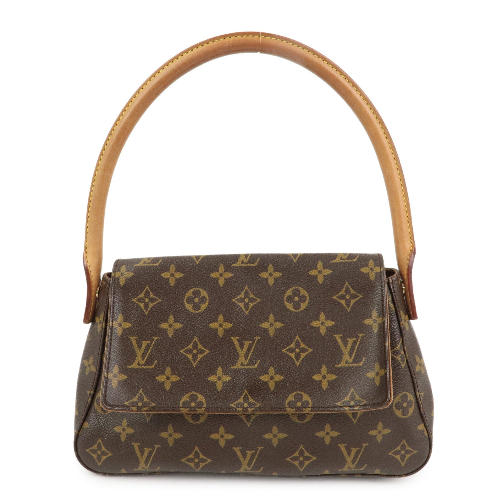 Louis Vuitton Monogram Mini Looping Shoulder Bag Brown M51147